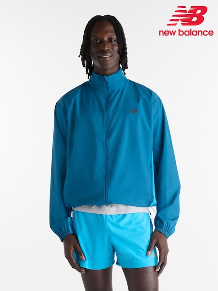 Teal Blå - Regular New Balance Fast Days Jacket