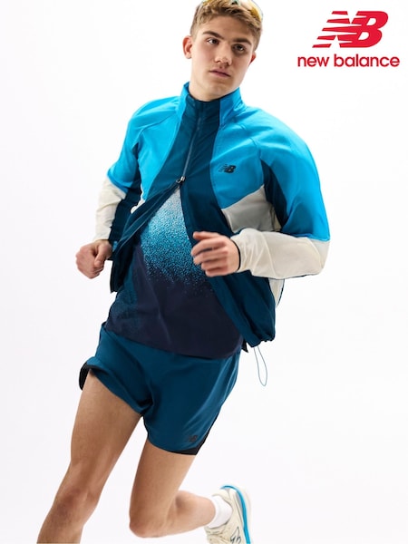 Petrolblau - Regular New Balance Rc Essential Shorts