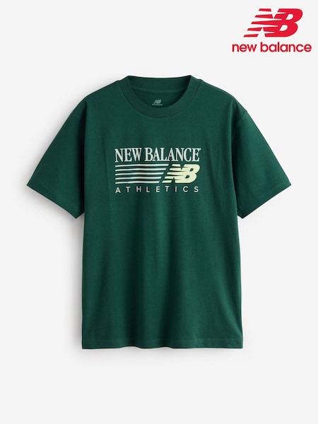 Зелений - Regular New Balance Reimagined Graphic T-shirt
