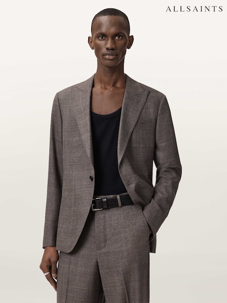 AllSaints Brown Clover Blazer (G83596) | 2,336 SAR