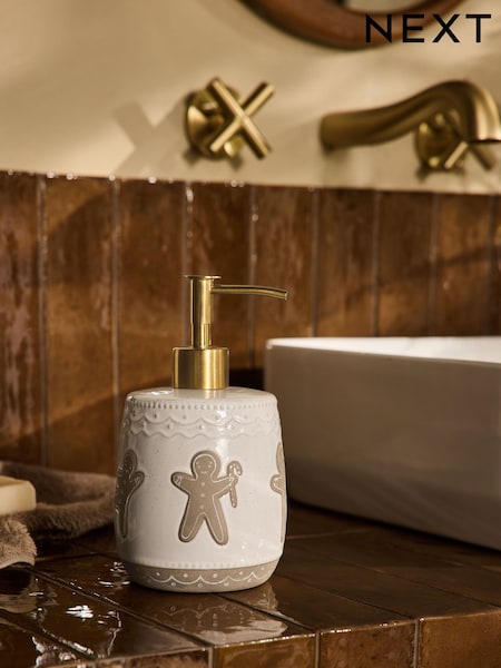 Christmas Gingerbread Soap Dispenser