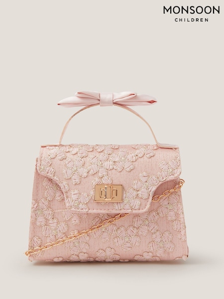 Monsoon Floral Embroidered Bow Handle Bag (G84651) | ‏114 د.إ.‏