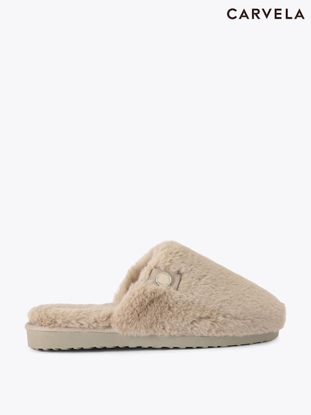 Nude - Carvela Jackpot FUR Slippers (G84838) | 98 €