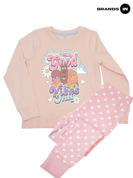 Brands In Pink Scooby Doo Good Vibes Pyjamas (G85154) | €29