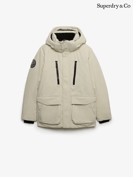 أبيض - Regular Superdry City Parka Coats