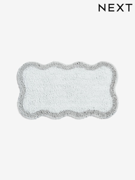 Soft Scallop Washable Doormat