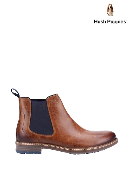 Hush Puppies Brown Justin Chelsea Boots (G86067) | €127