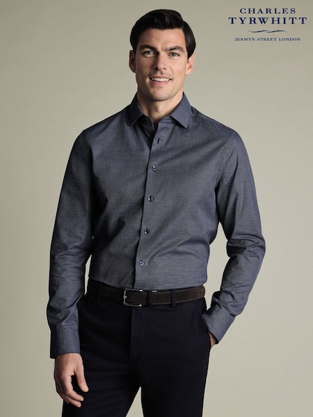 Charles Tyrwhitt Non-Iron Stretch Texture Shirt (G86084) | 502 ر.س.