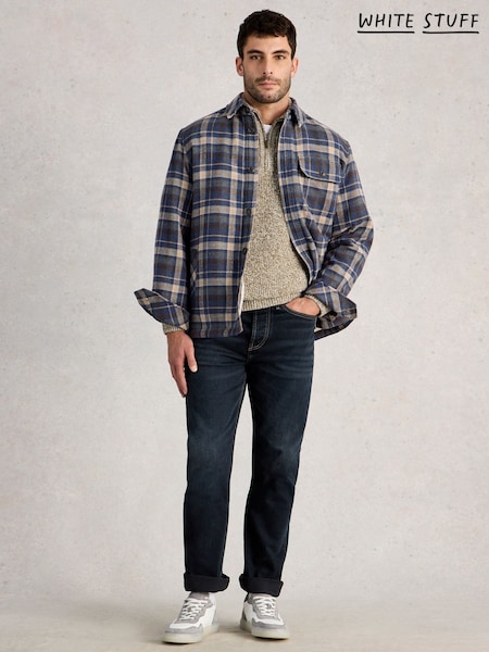 כחול כהה - White Stuff Eastwood Straight Jeans (G87620) | ‏338‏₪