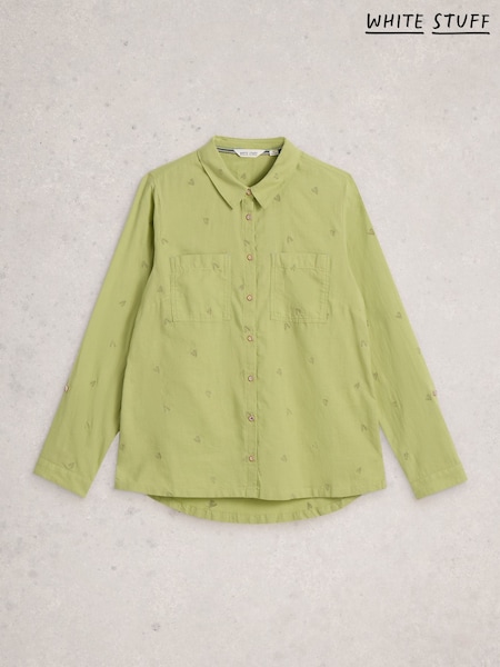 White Stuff Lime Green Sophie Shirt (G87631) | SGD 106