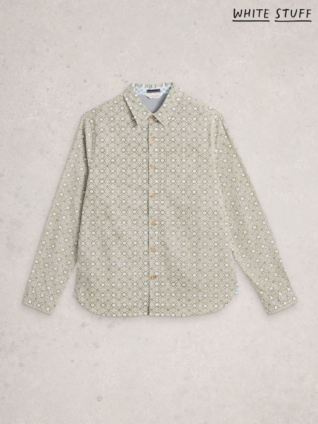 White Stuff Finsbury Tile Print Shirt (G87635) | ‏368 ر.س.‏