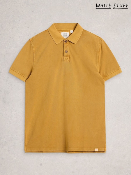 White Stuff Mustard Utility Polo Shirt (G87637) | ¥ 7,110