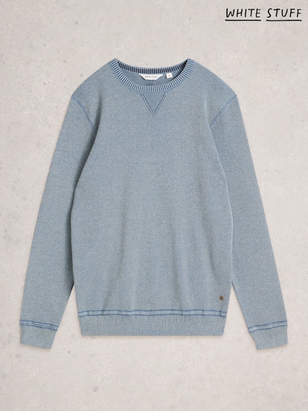 Blå - White Stuff Attadale Crew Neck Jumper (G87658) | kr850