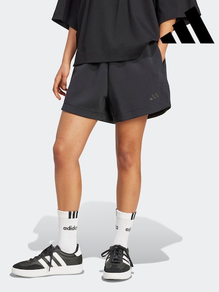 adidas Black Soft Lux Loose Shorts (G87900) | R$ 375