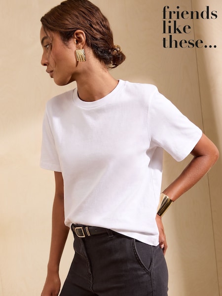 Ivory - Friends Like These Shoulder Pad T-shirt