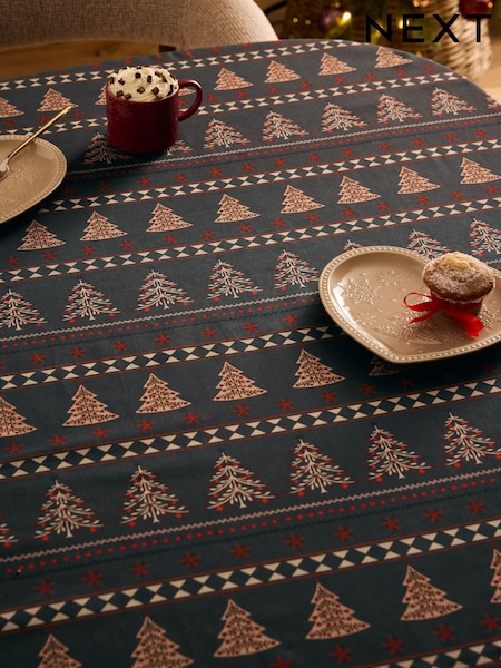 Christmas Fairisle Wipe Clean Table Cloth