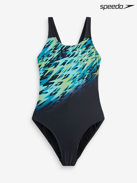 Nero - Speedo Hyperboom Placement Swimsuit