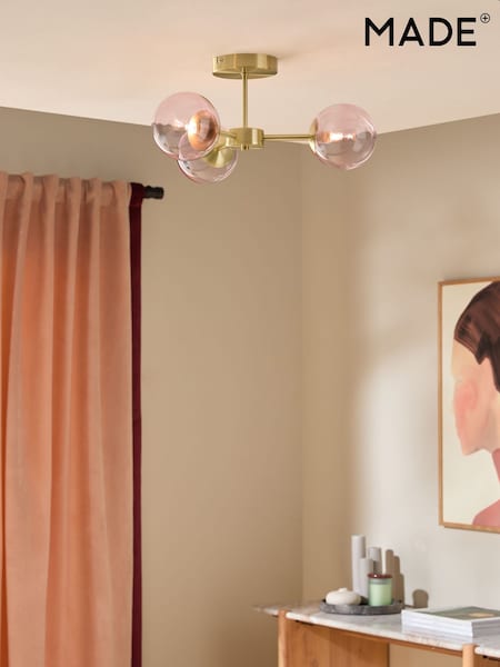 Made.com Globe 3 Light Ceiling Light