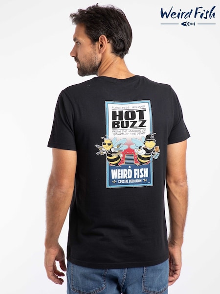 Weird Fish Black Hot Buzz Artist T-Shirt (G89140) | €37