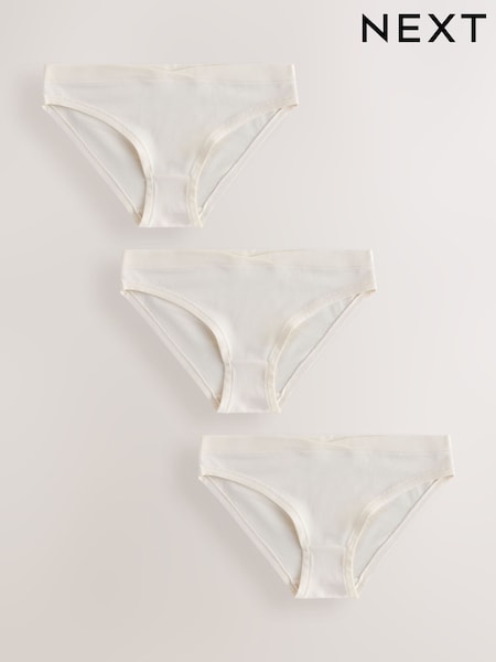 奶油色 - Kind To Skin Knickers 3 Pack