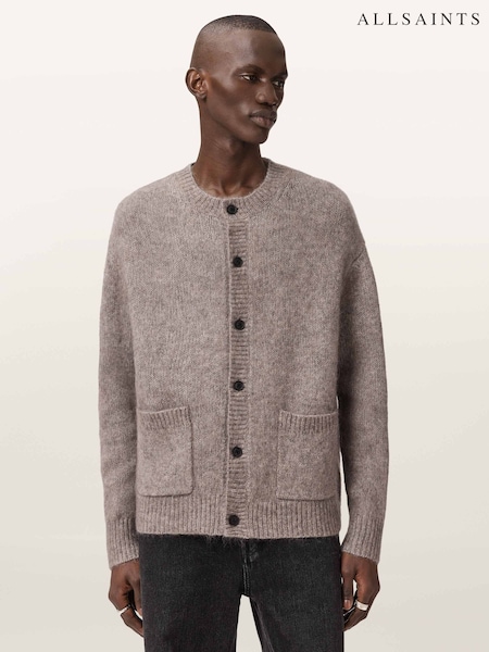 AllSaints Brown Coby Cardigan (G89514) | €253