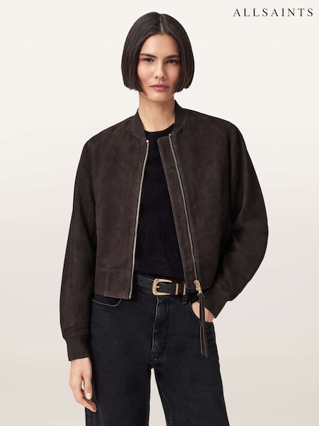 AllSaints Orten Suede Bomber Jacket (G89515) | 465 €