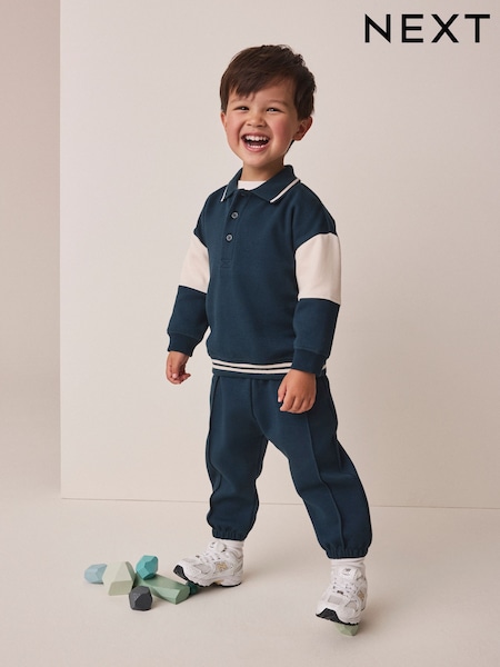 Neutral - Polo Joggers Set (3mths-7yrs)