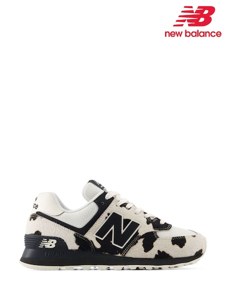 Balta/juoda - „New Balance“ 574 sportbačiai