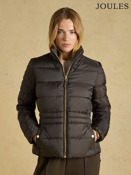 Czekoladowy brąz - Paddock Showerproof Padded Coat