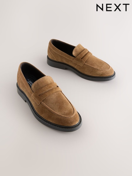Tan Brown Suede - Smart Loafers