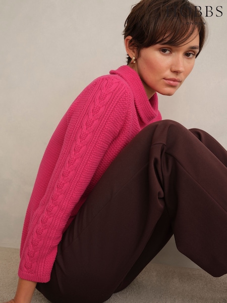 Hobbs Pink Camilla Jumper (G91017) | AED460