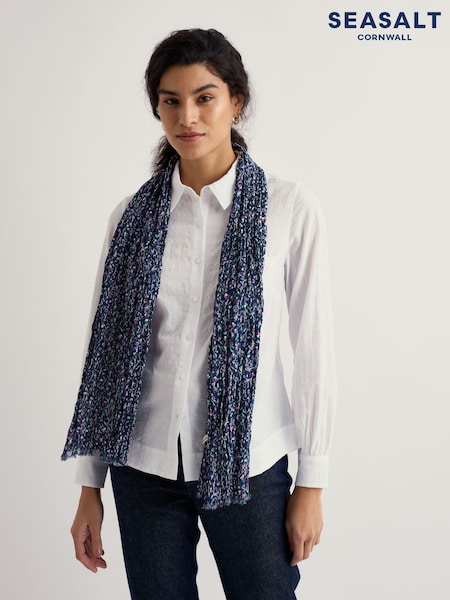 Seasalt Cornwall Purple Larissa Scarf (G91101) | AED134