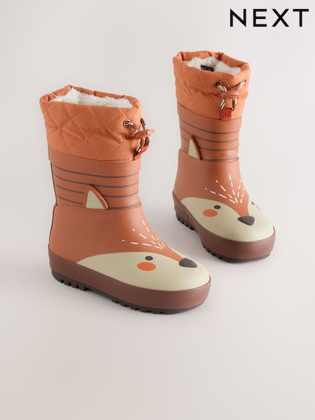 Tan Brown Fox - Cuff Wellies