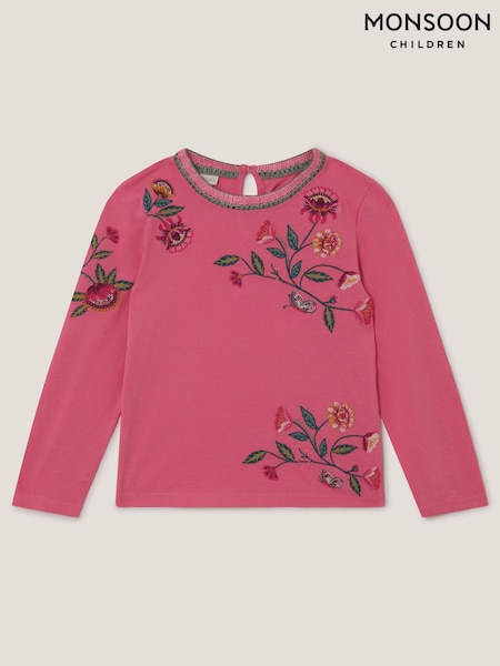 Monsoon Floral Embroidered Long Sleeve Top (G91331) | ‏135 د.إ.‏ - ‏ 163‏ د.إ.