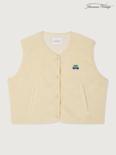 American Vintage Cream Hoktown Fleece (G91453) | AED1,106