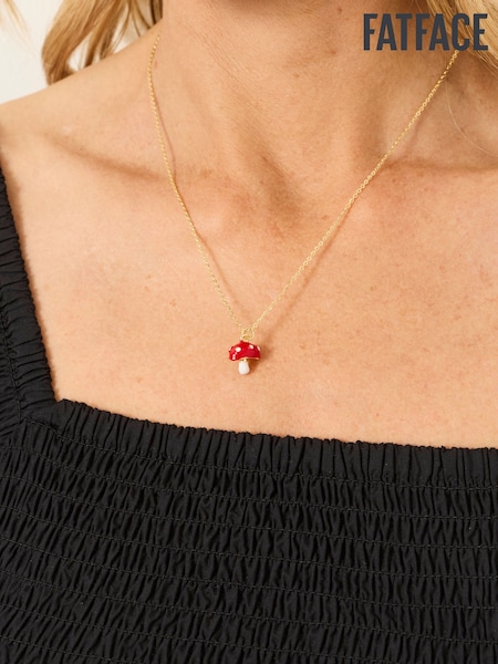 Rot - Fatface Toadstool Necklace