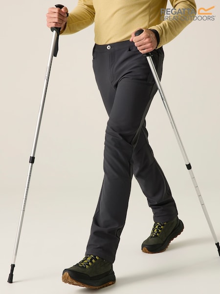 Grey - Regular Regatta Fenton Water Repellent Trousers