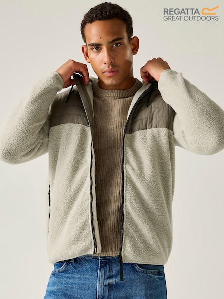 Cream - Regular Regatta Frankie Borg Hybrid Fleece
