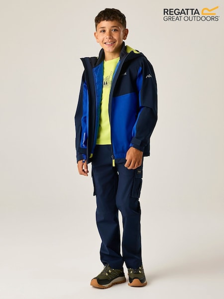 Blue - Regatta Trektain 3-in-1 Waterproof Insulated Jacket