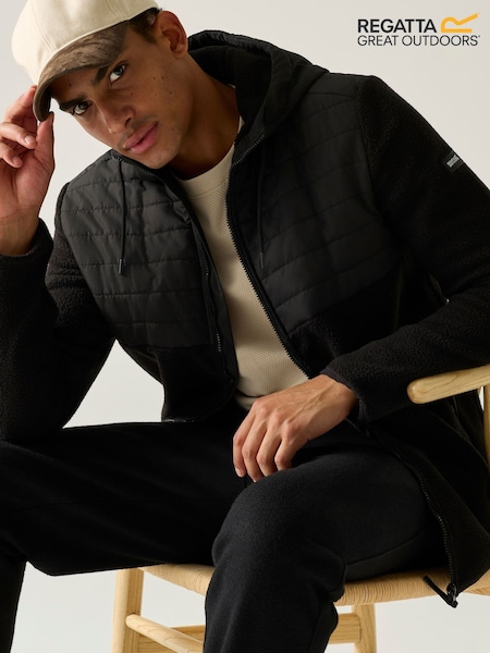Black - Regular Regatta Frankie Borg Hybrid Fleece