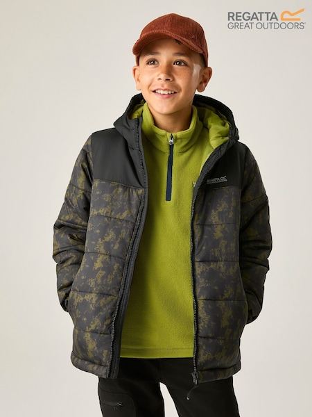 Negro/Camuflaje desgastado (Ciprés) - Chaqueta Regatta Lofthouse Baffled