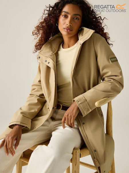 טבעי - Regatta Yasira Waterproof Insulated Jacket