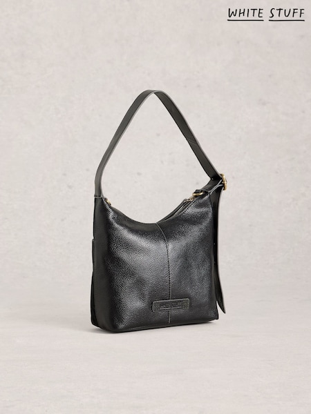 أسود - White Stuff Mini Sophia Leather Cross-Body Bag (G92417) | ‏395 ر.س.‏