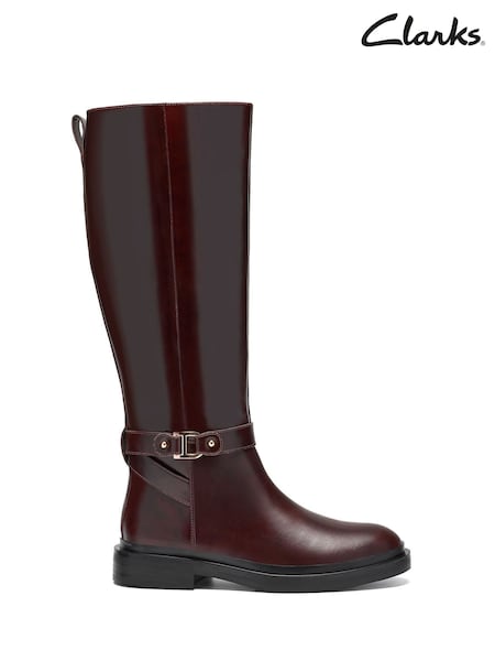Brown - Clarks Previa Bit Boots