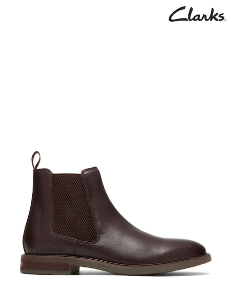 Καφέ - Regular Clarks Jaxen Easy Boots