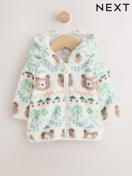 Green Fairisle - Fleece Baby Zip Jacket (0mths-2yrs)
