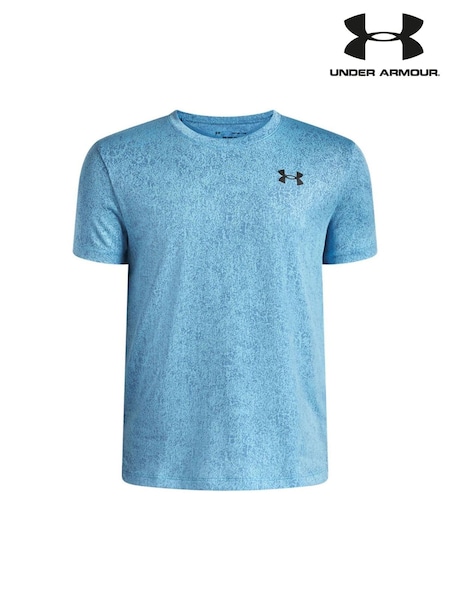 Blue - Under Armour Tech Pixelate Graphic Short Sleeve T-shirt