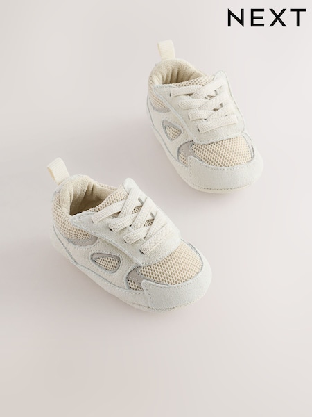 Neutral - Touch Fastening Baby Trainers (0-2mths)