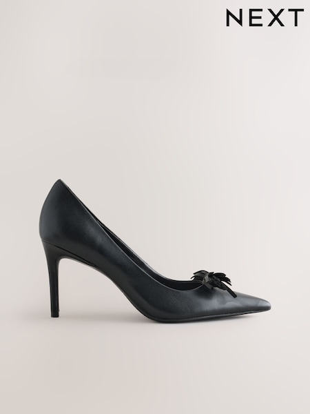 Noir - Escarpins Forever Comfort® en cuir à pampilles