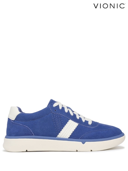 Vionic Blue City Walk Wide Fit Arch Support LaceUp Trainers (G95465) | AED728